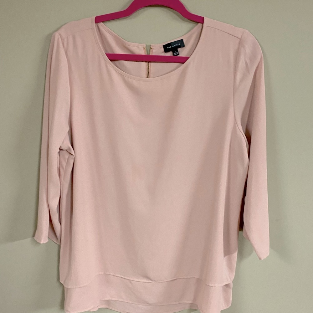 Light rose flowy shirt
